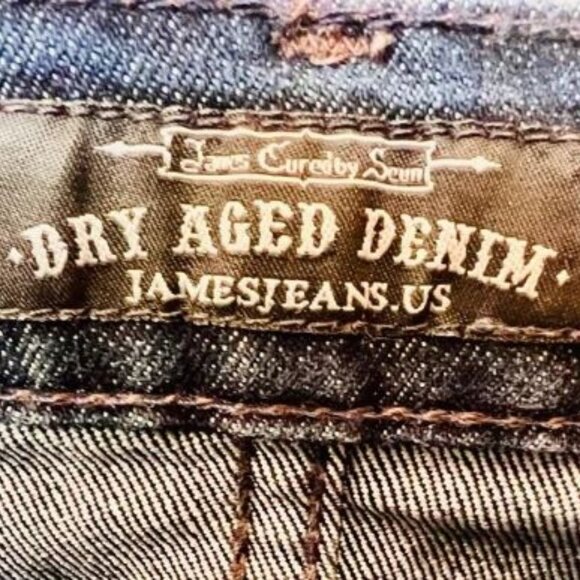 James Jeans Blue Straight Leg,  Denim Dry Aged Denim - Picture 3 of 4